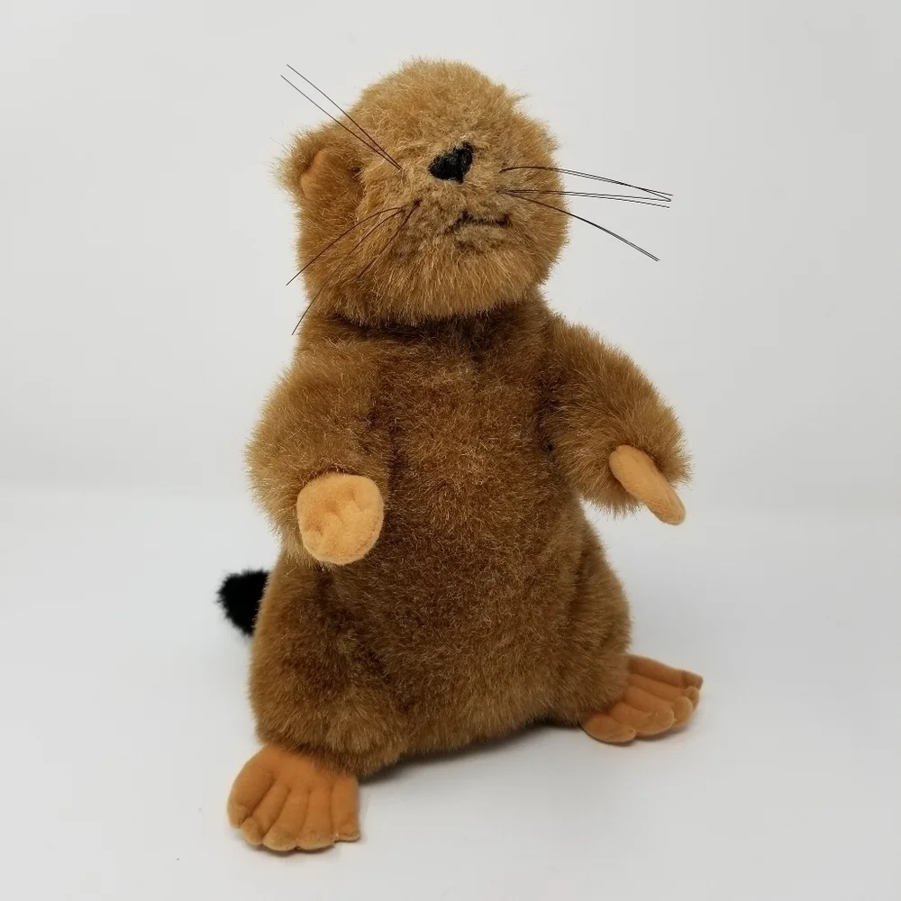 Groundhog Plush Soundprints 1992 Stuffed Animal 90s Wildlife Realistic